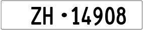 Truck License Plate